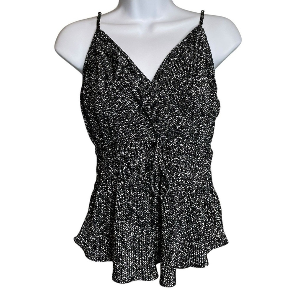 Abercrombie & Fitch Y2K Women's Ditsy Floral Wrap‎ Cami Top Size M Fairy Grunge